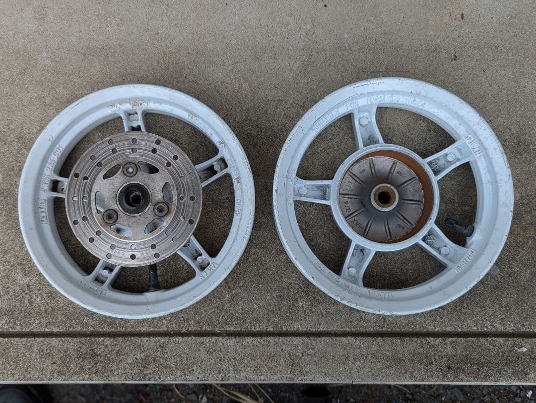 ヤマハ ジョグ アルミ ホイール SA16J jog 3kj 3yk エボ 軽量