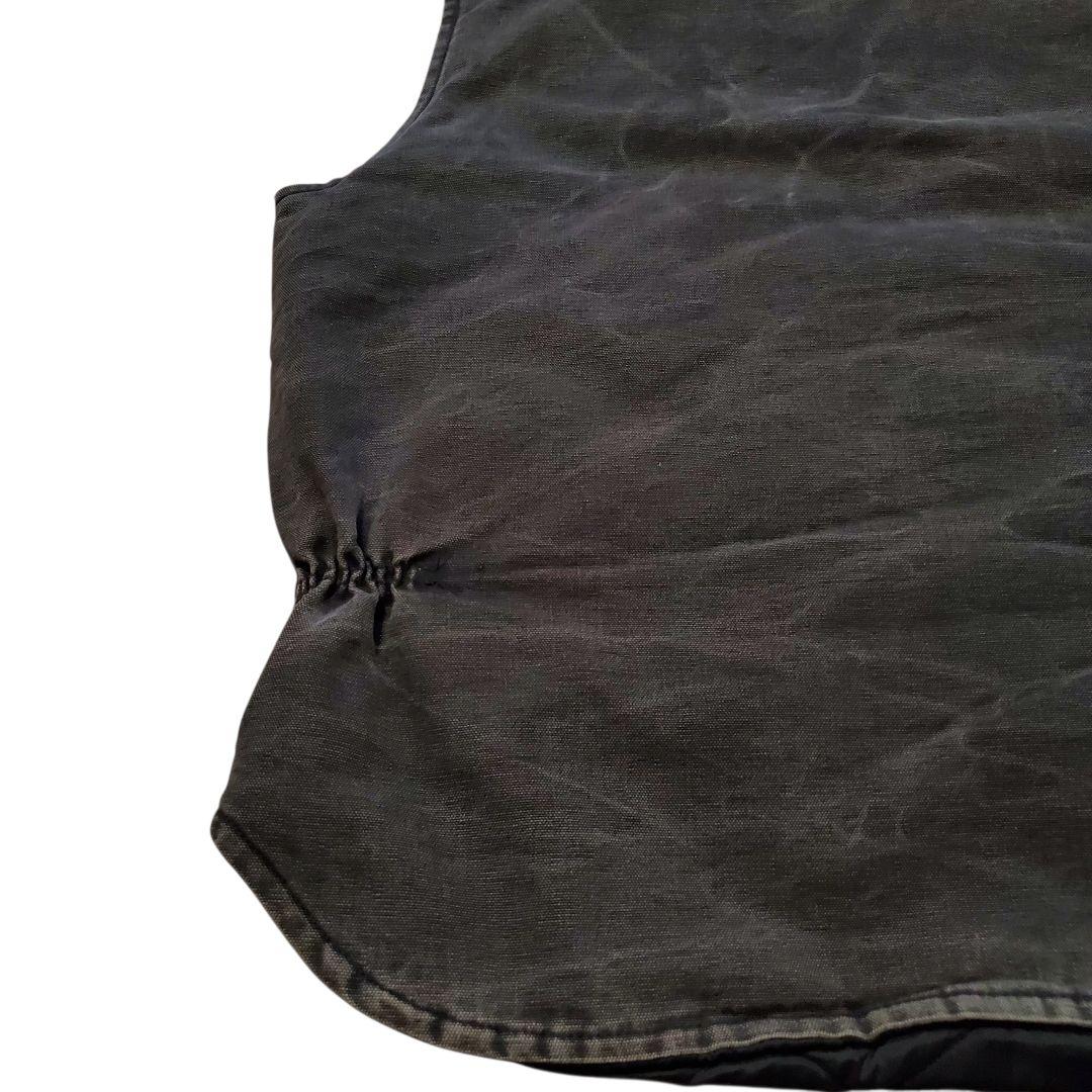 Carhartt ブラック ダックベスト L相当 腰ゴム