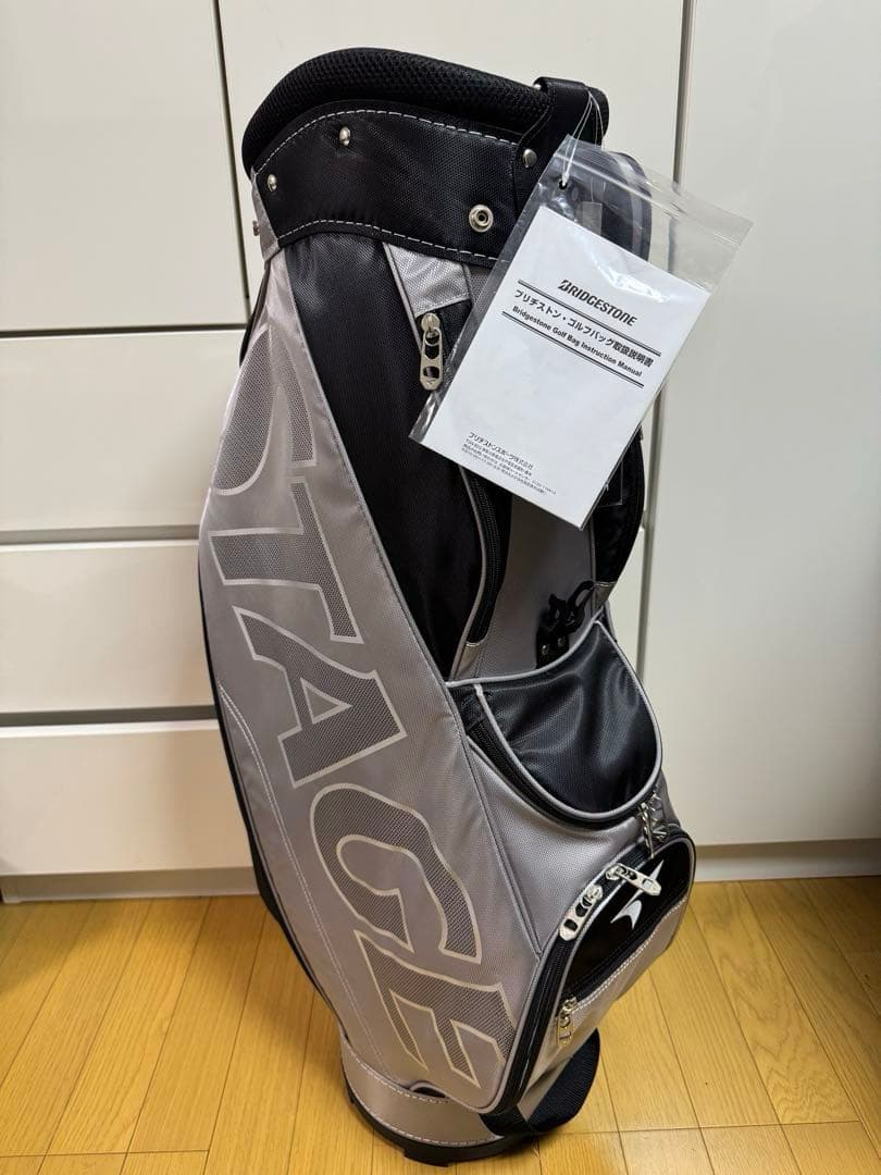 TOUR STAGE キャディバッグ グレー/ブラック　ブリヂストン