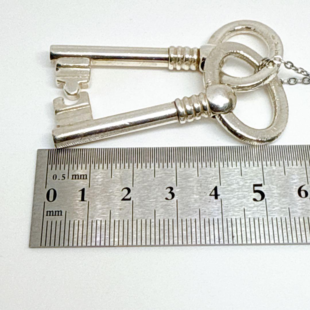 【社外チェーン】TIFFANY&Co. オーバル キー ネックレス 925