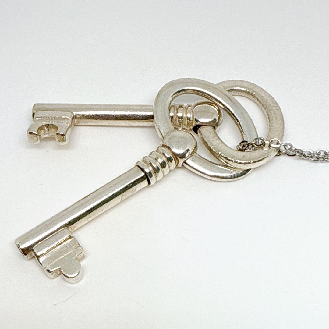 【社外チェーン】TIFFANY&Co. オーバル キー ネックレス 925