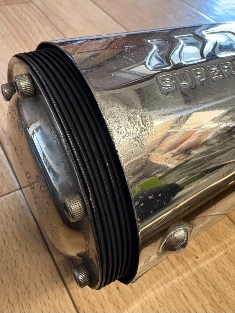 SR400 SR500 スーパートラップ ステンレス フルエキ USフルパワー