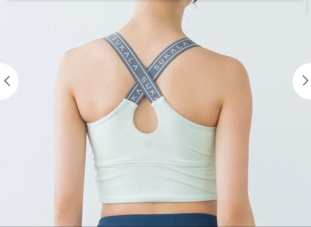 【SUKALA】バッククロスロゴブラトップ　M 新品未開封