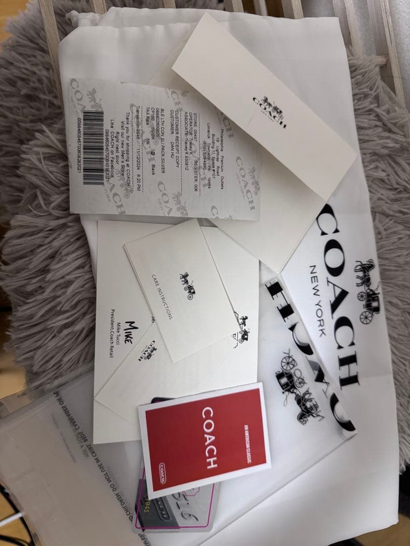 COACHタビー ショルダー バッグ 26・キルティング　ブラック/ゴールド