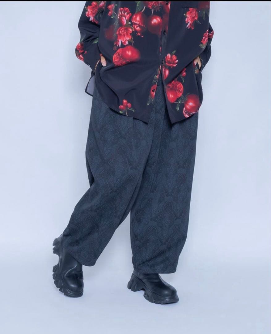 【美品】2024AW ＆ellecy ダマスクパンツ　 ⭐︎男性の方にも！