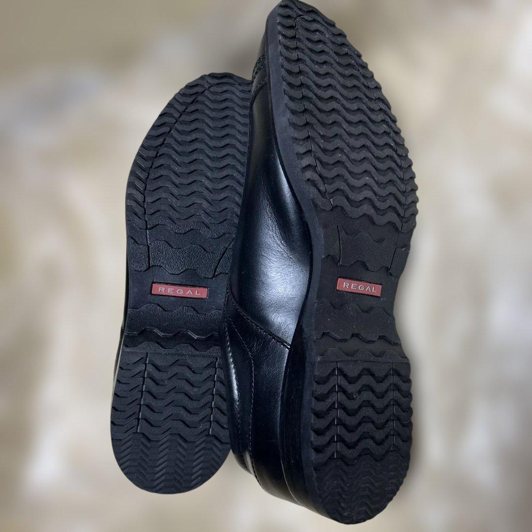 リーガル　黒紳士用革靴　25センチ