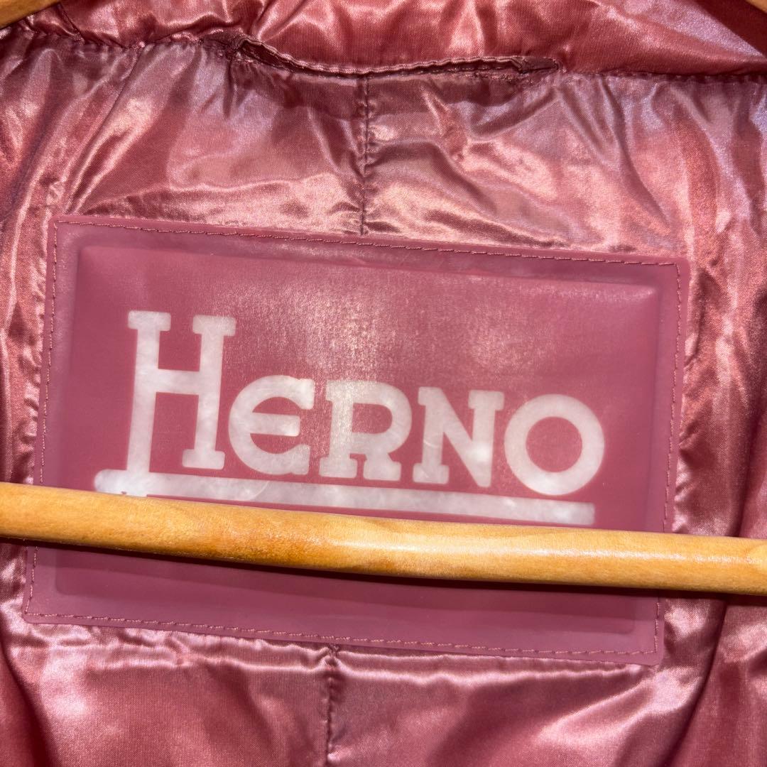 Herno ヘルノ ✩︎美品✩︎ ダウンベスト ピンク サイズM
