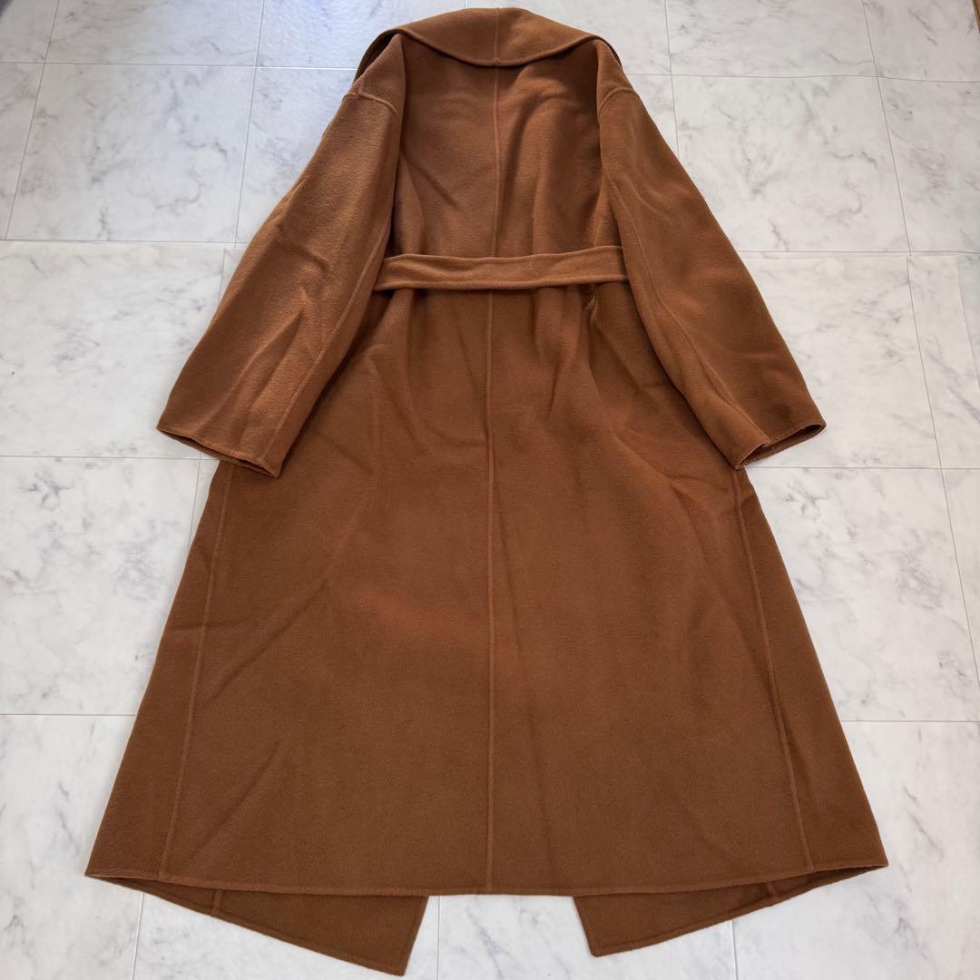 極美品　24AW　現行　完売品　FRAY I.D　リバーロングコート　キャメルM