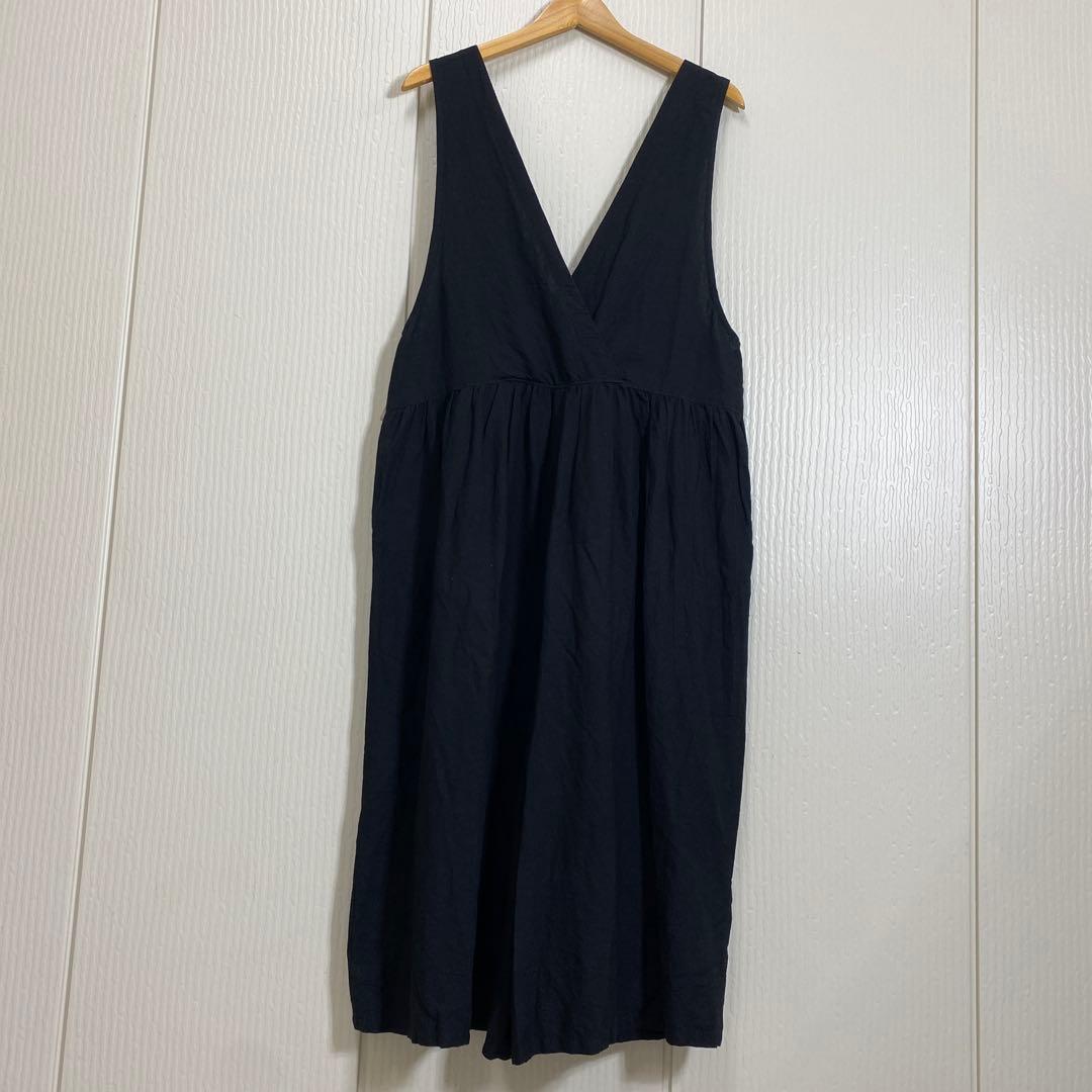 tumugu ムツグ リネンコットン サロペット オールインワン 麻綿