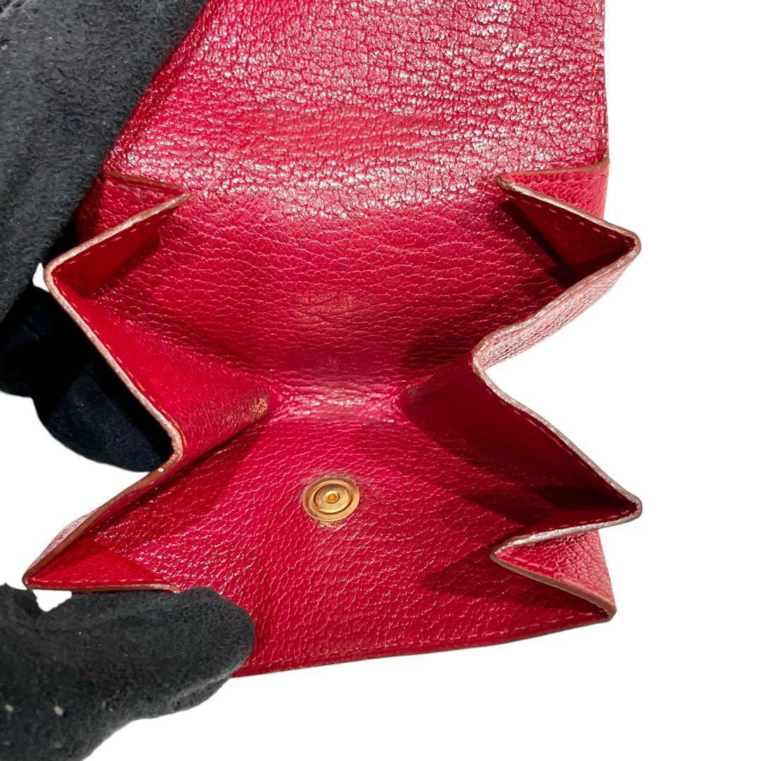 人気　エルメス　ヴェルソルヴァンキャトル　レッド　赤　レザー　ケース