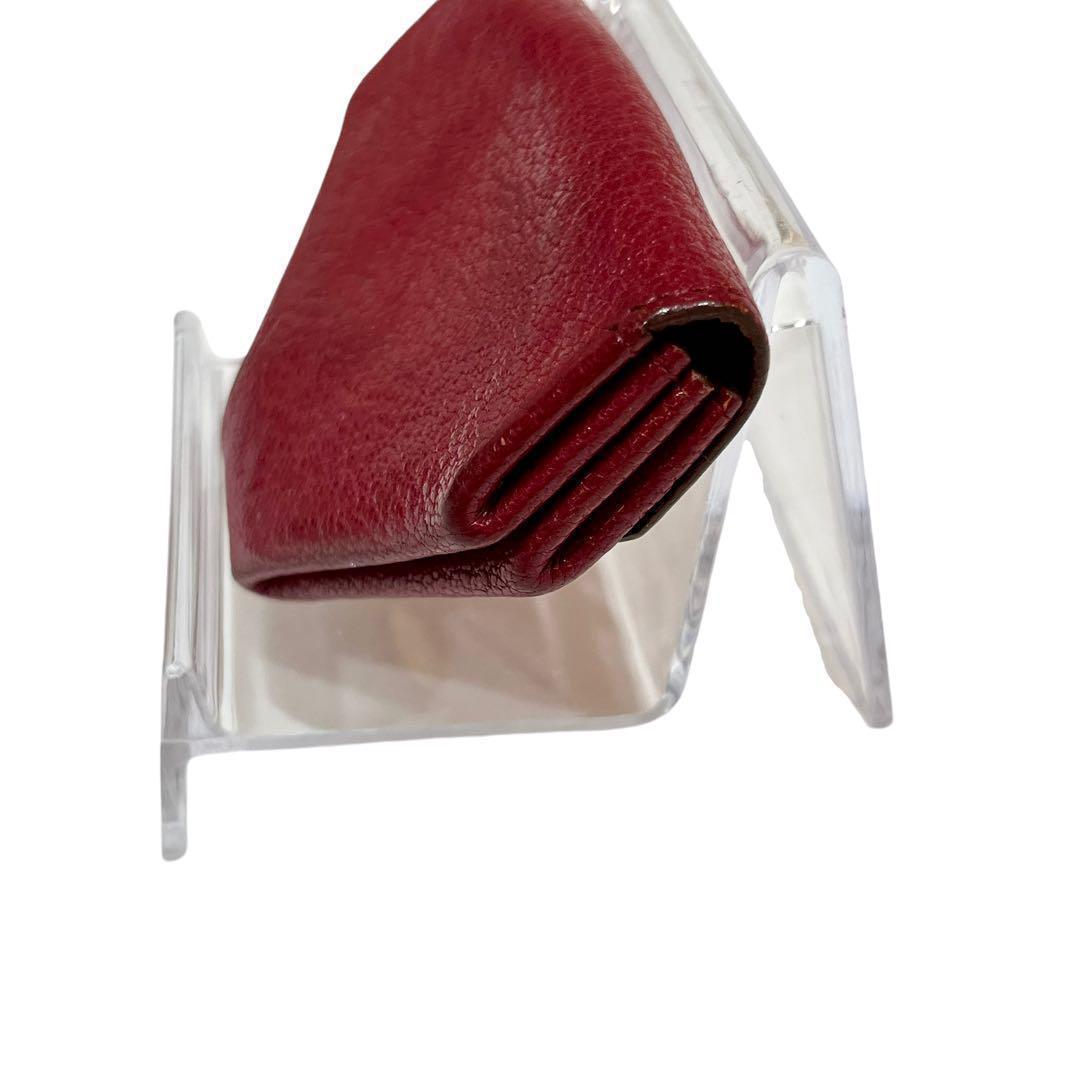 人気　エルメス　ヴェルソルヴァンキャトル　レッド　赤　レザー　ケース