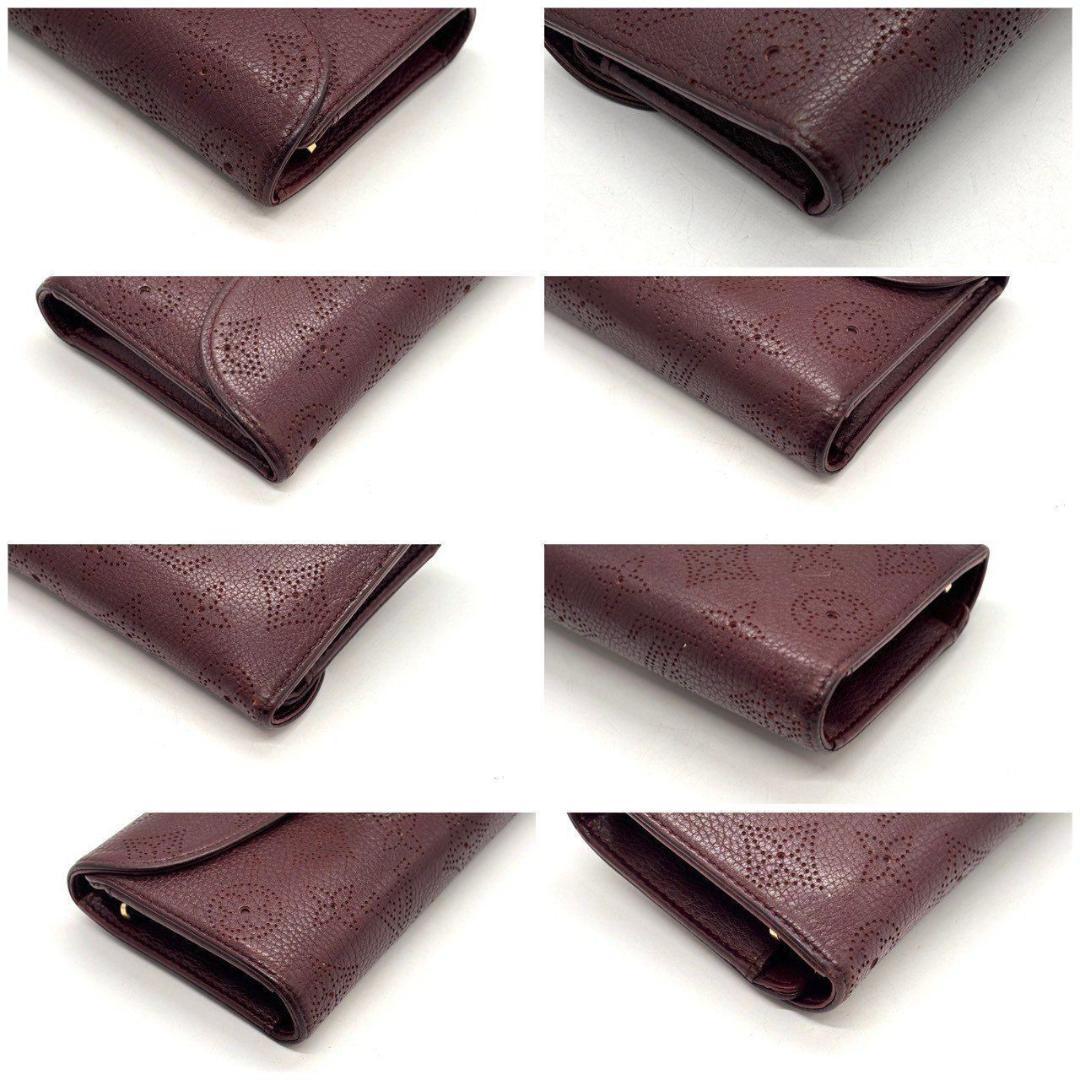 こ*ん様 ルイヴィトン　マヒナ ポルトフォイユ・アメリア 長財布 パンチング レ