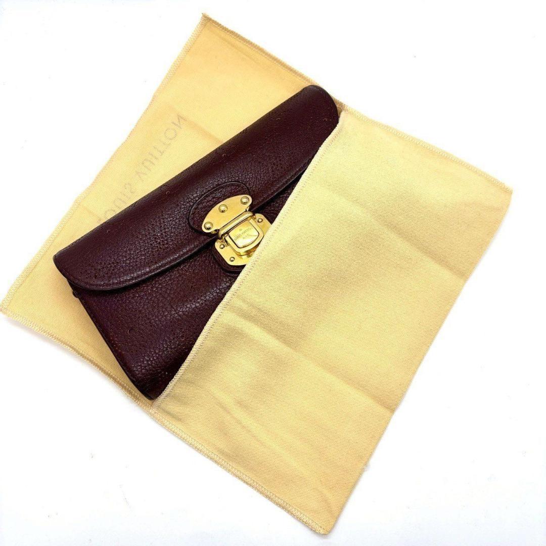 こ*ん様 ルイヴィトン　マヒナ ポルトフォイユ・アメリア 長財布 パンチング レ