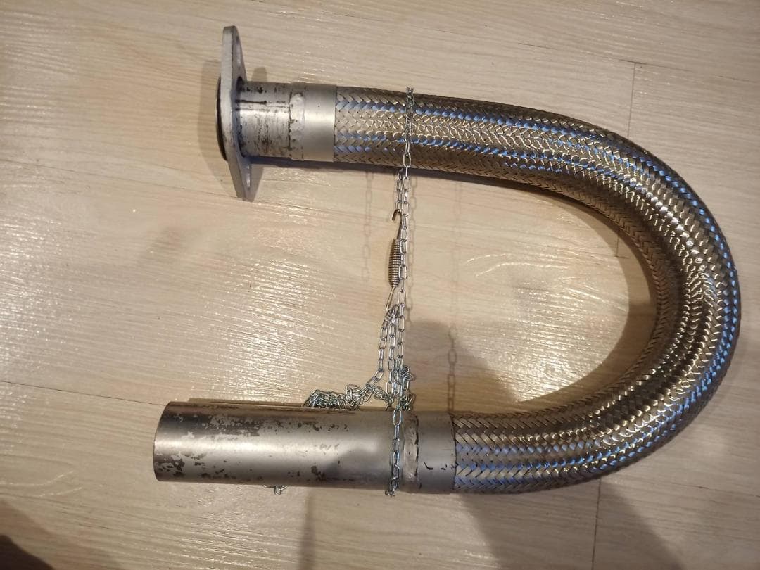 スバル サンバー　社外マフラー0.8メートル　インナーサイレンサー付きセット