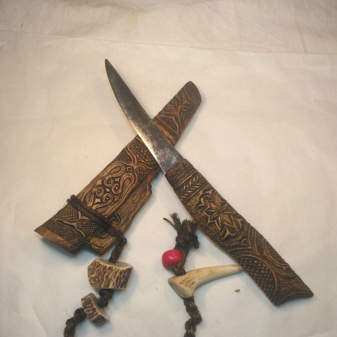 アイヌマキリ　北海道　骨董