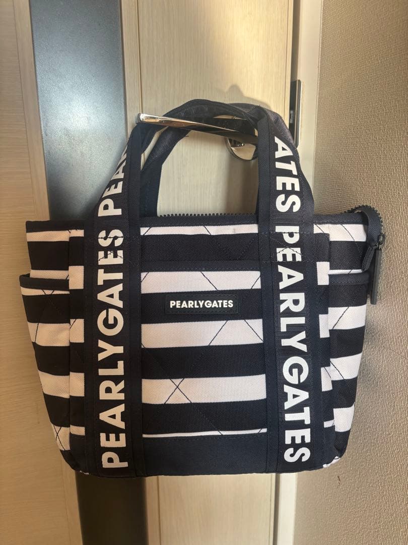 パーリーゲイツ キルティングボーダー カートバッグ