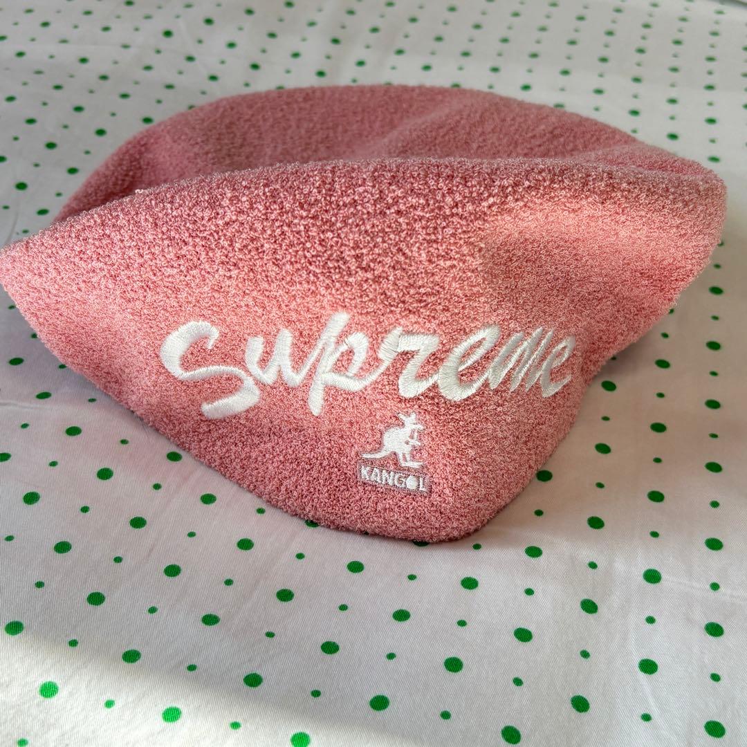 Supreme x KANGOL ピンク ベレー帽 LARGE