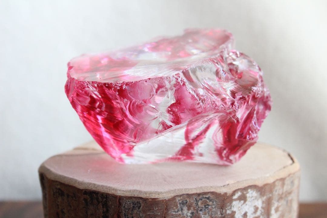 インドネシア産アンダラクリスタル　マルチカラー（ピンク・クリア）