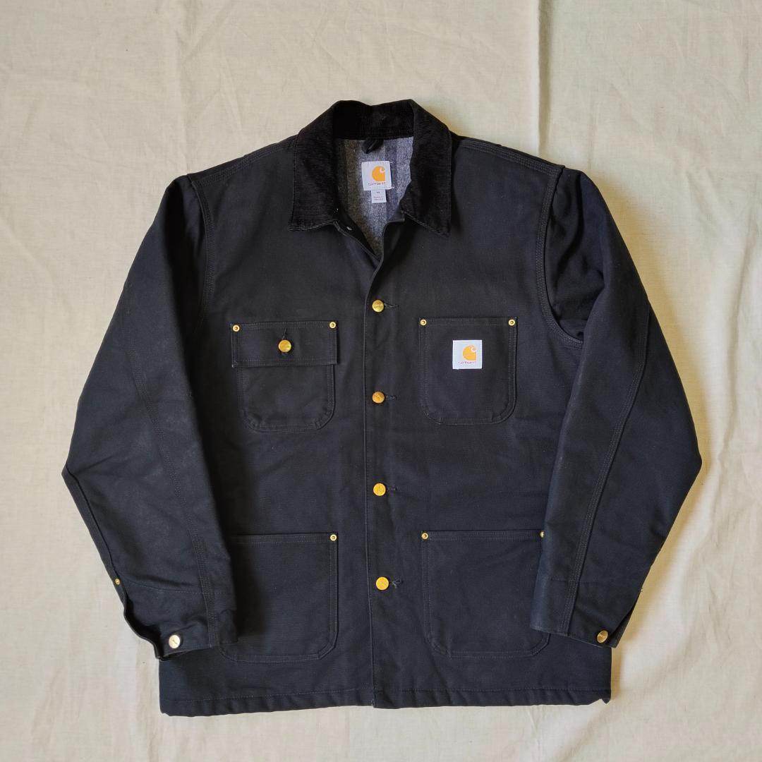 美品 カーハート チョアコート ブラック 黒 M C001-BLK