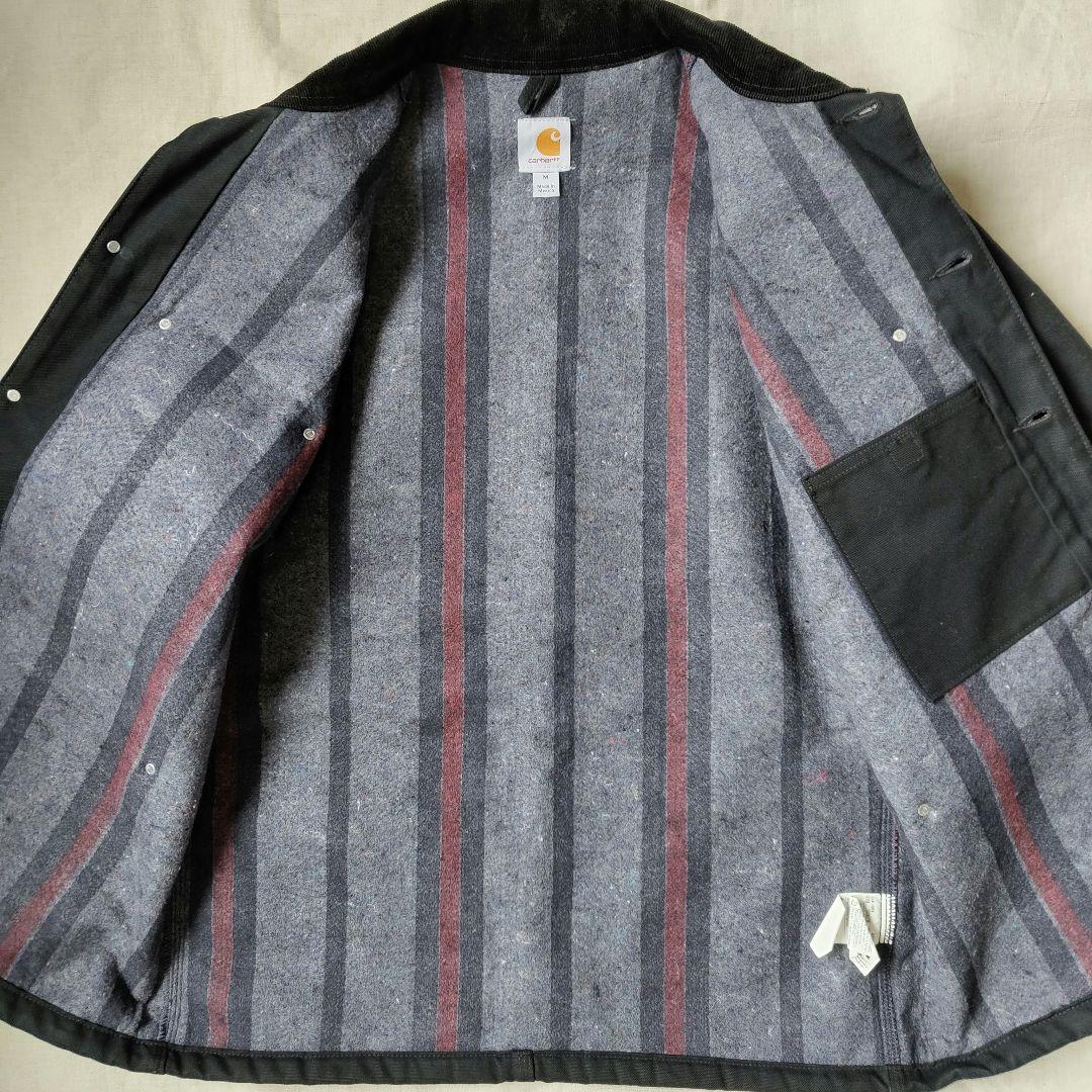 美品 カーハート チョアコート ブラック 黒 M C001-BLK