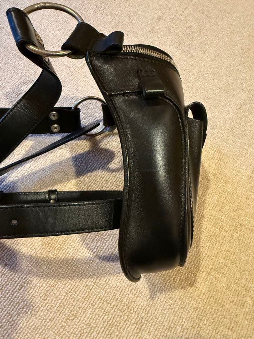 最終値下げボートラップ バイソン オイルレザー ブラック　美品　BoatRap