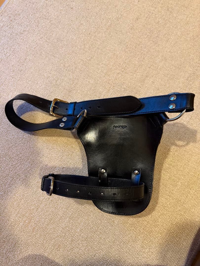 最終値下げボートラップ バイソン オイルレザー ブラック　美品　BoatRap