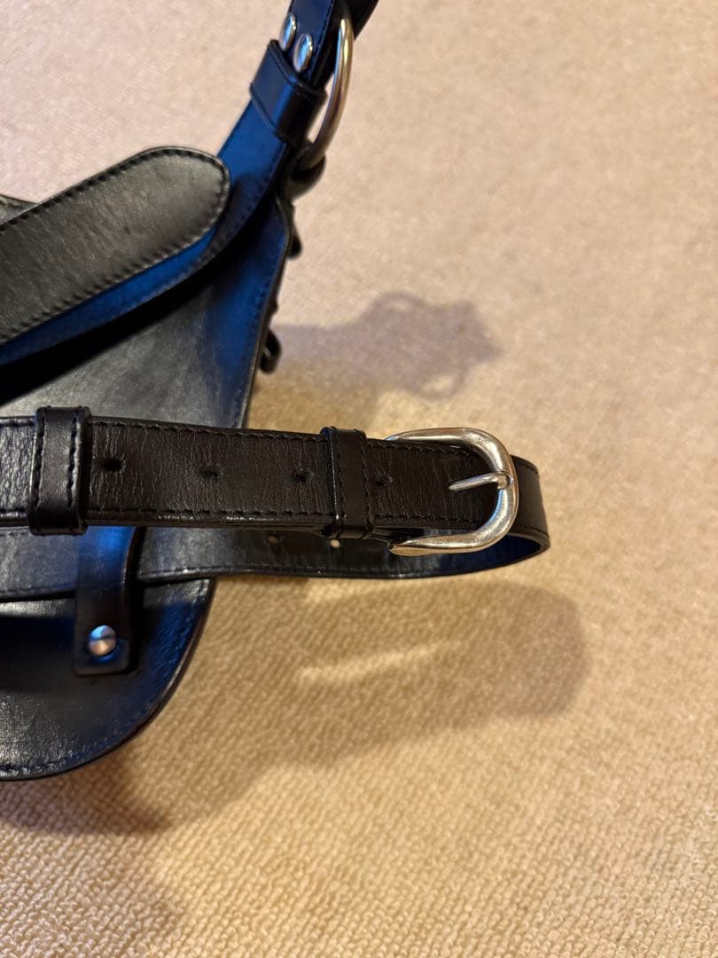 最終値下げボートラップ バイソン オイルレザー ブラック　美品　BoatRap