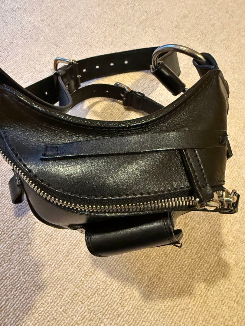 最終値下げボートラップ バイソン オイルレザー ブラック　美品　BoatRap