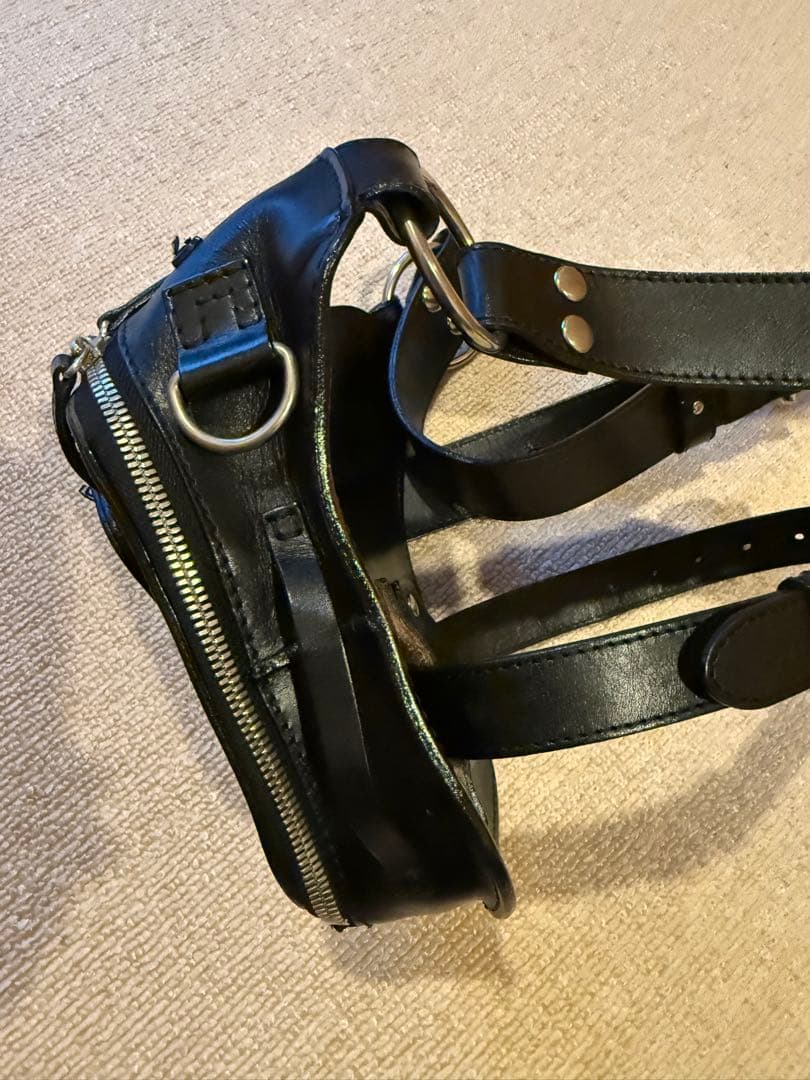 最終値下げボートラップ バイソン オイルレザー ブラック　美品　BoatRap