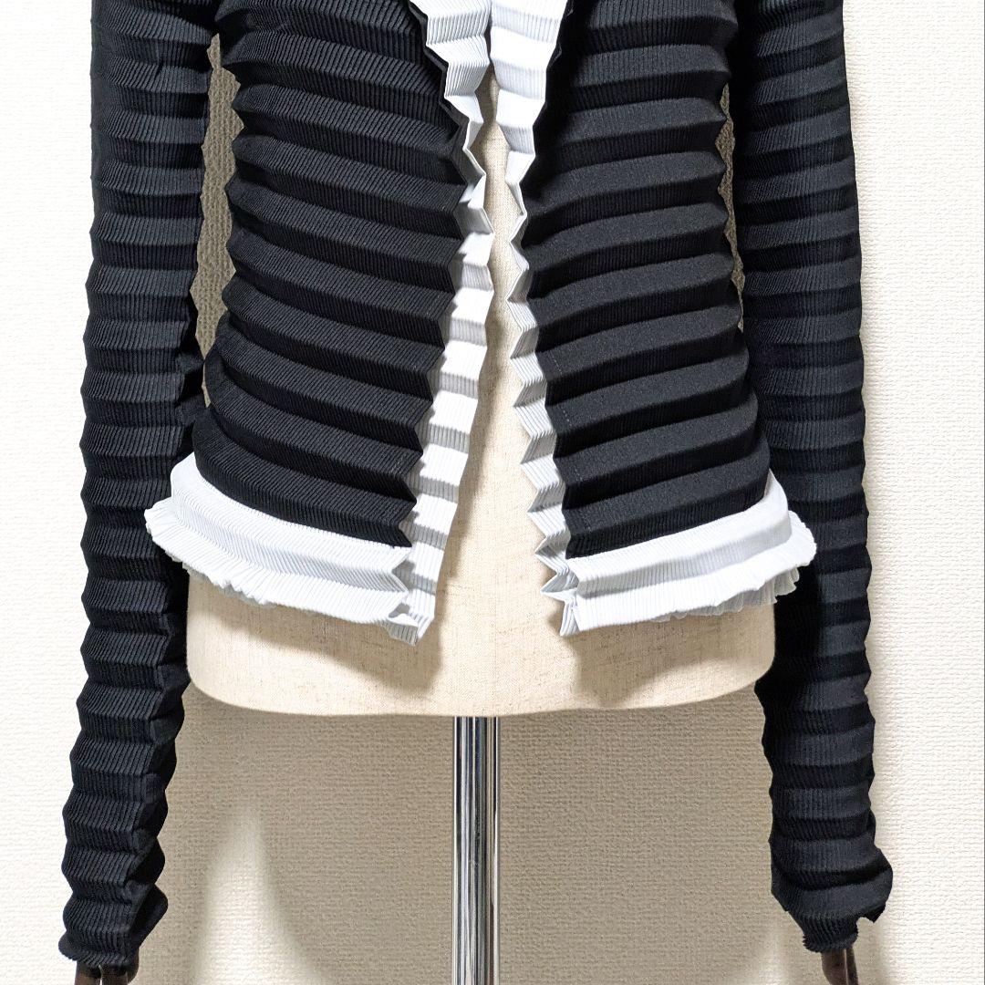 イッセイミヤケ　立体プリーツ　レイヤード　シャツジャケット　プリーツプリーズ