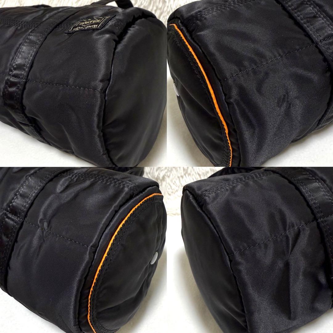 タグ付 ポーター タンカー ミニボストン S ブラック ダッフルバッグ 廃盤