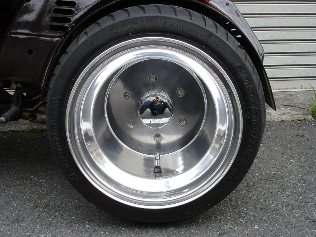 ホンダジャイロＸ ポン付け ワイドホイール