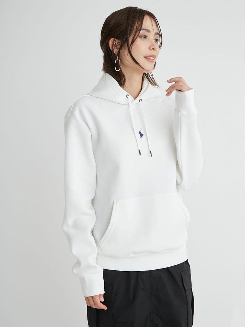 美品　24年　現行　ポロラルフローレン　パーカー　M