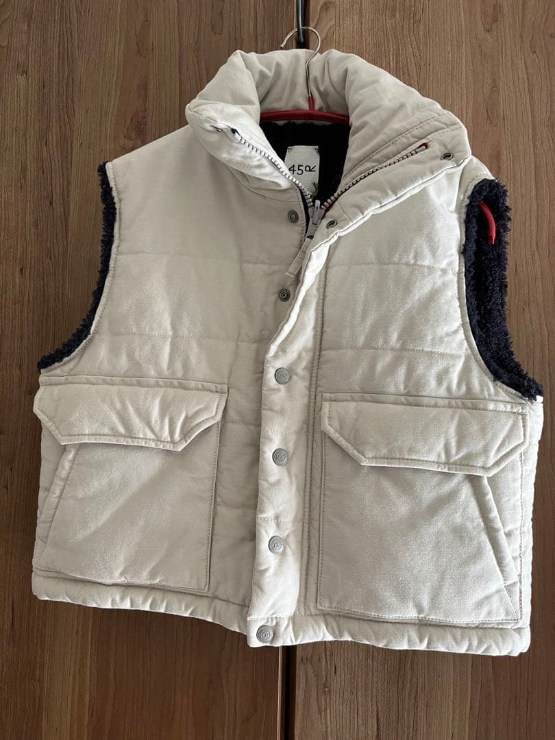 新品　45R リバーシブルダウンベスト