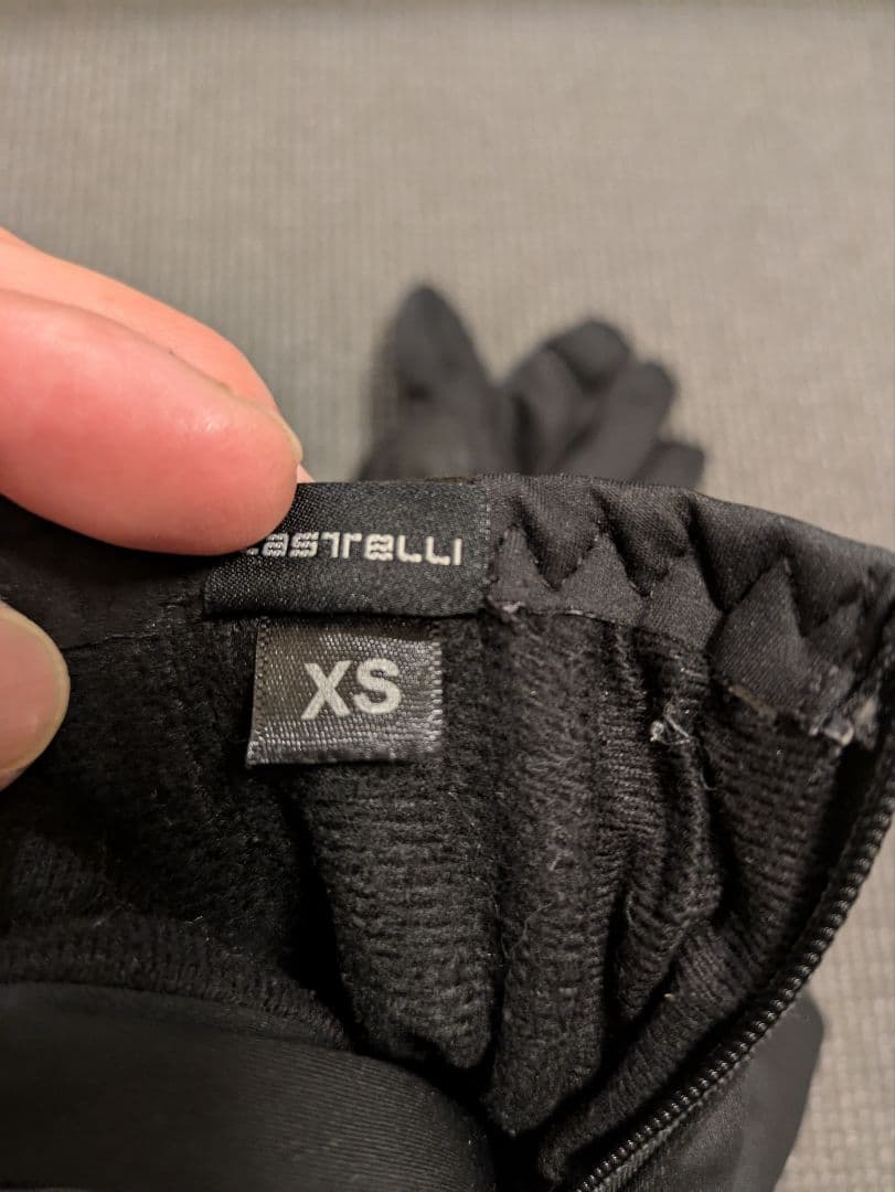 Castelli ウインターグローブXSサイズ