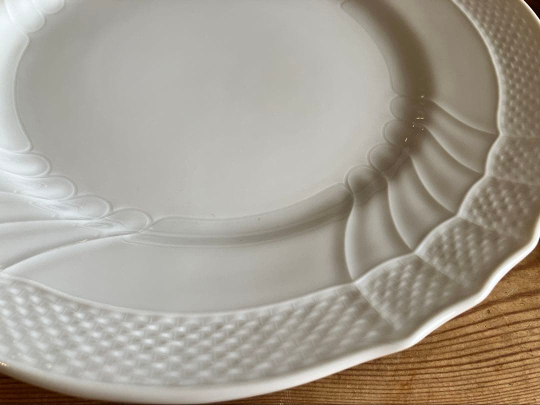 ジノリ　ベッキオホワイト26.5ディナープレート×6