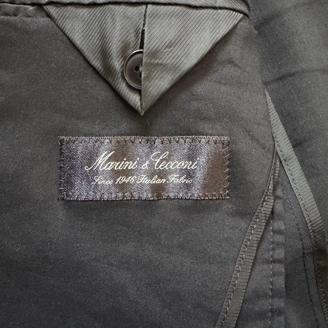 トゥモローランド スーツ セットアップ テーラードジャケット ブラック リネン混