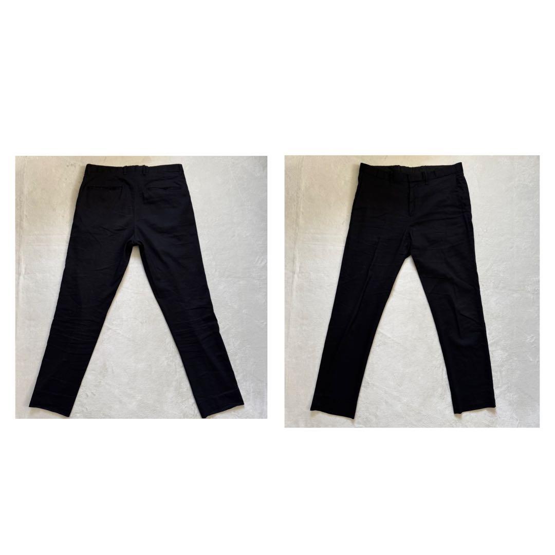 トゥモローランド スーツ セットアップ テーラードジャケット ブラック リネン混