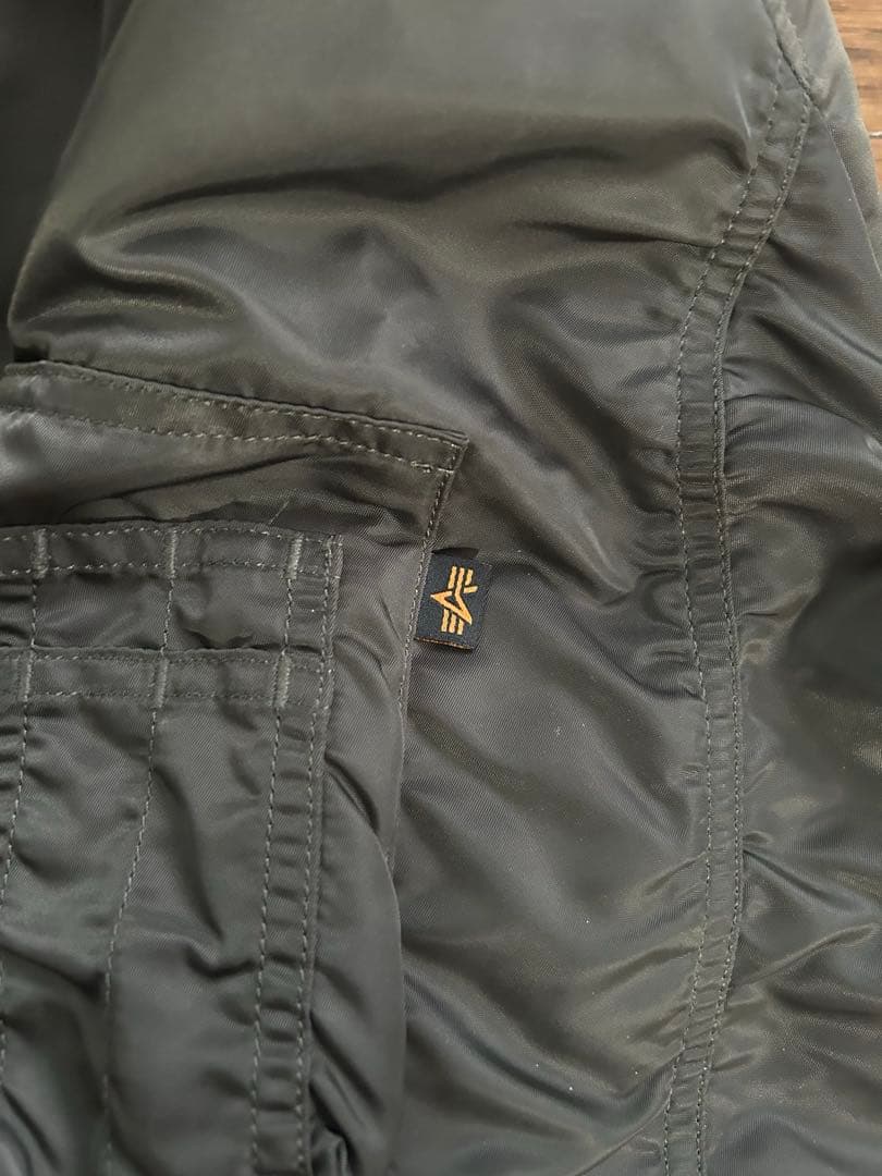 ALPHA INDUSTRIES MA-1 20004-476 Mサイズ カーキ