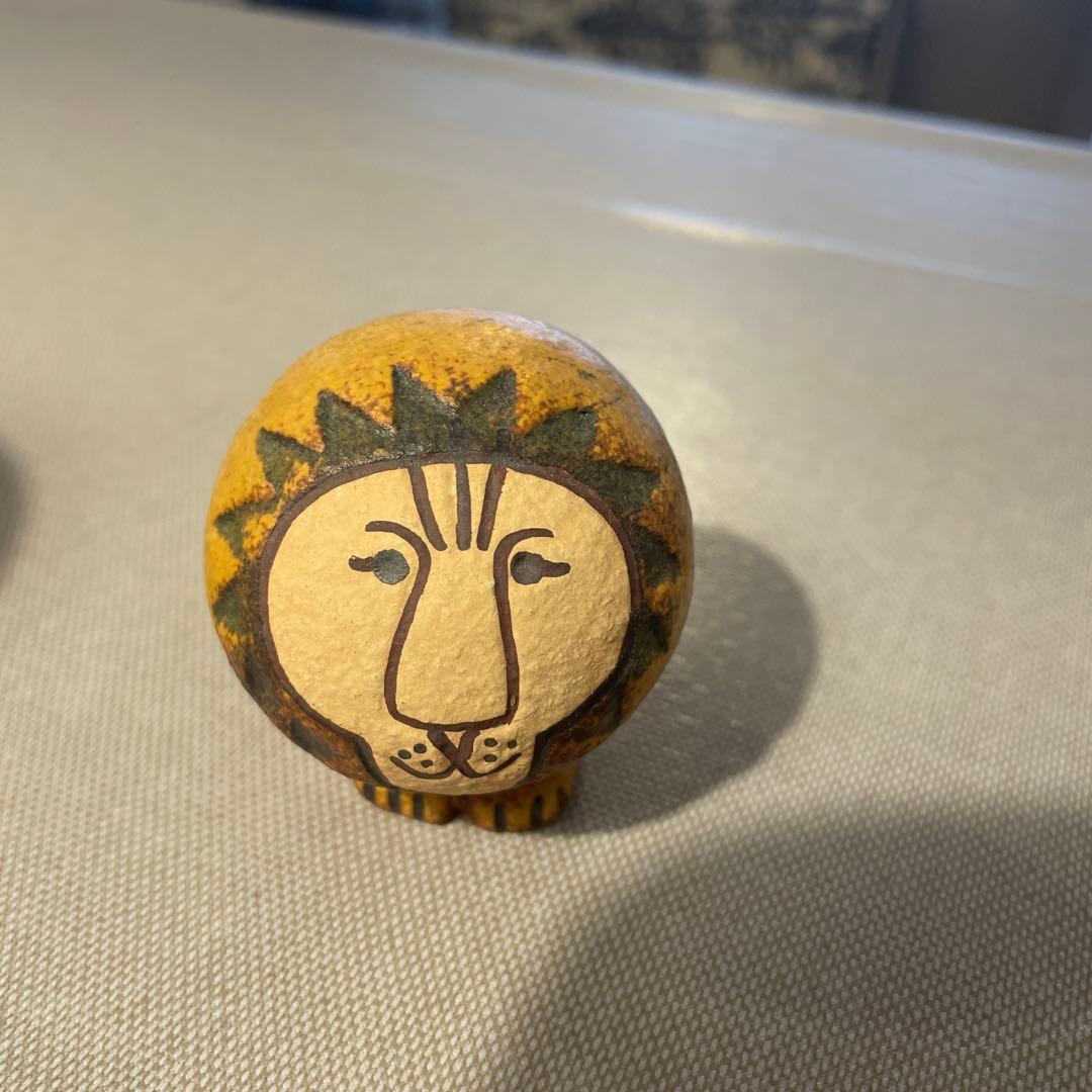 美品　リサ・ラーソン【ライオン】セミミディアム・ミニセット