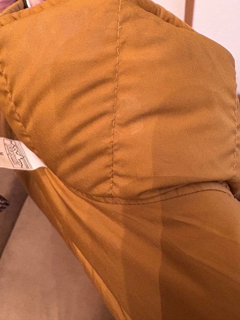 Patagonia ダウンベスト リバーシブル マスタード×グレー パタゴニア