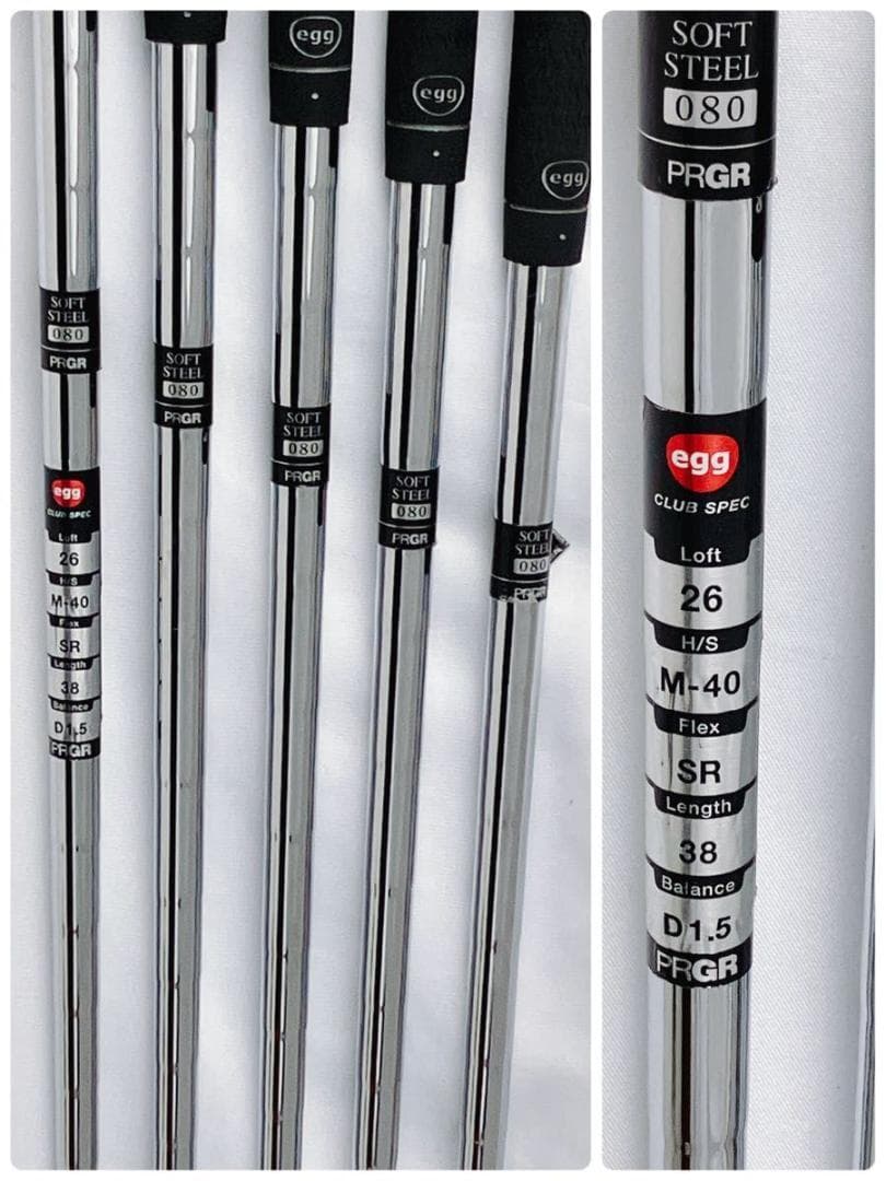 PRGR NEW egg FORGED 2019年 アイアンセット 軟鉄鍛造