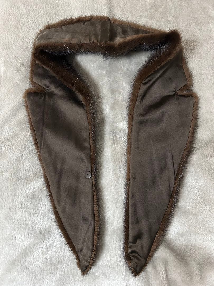 ビエールバルマン PIERRE BALMAIN レザー ヴィンテージファーコート