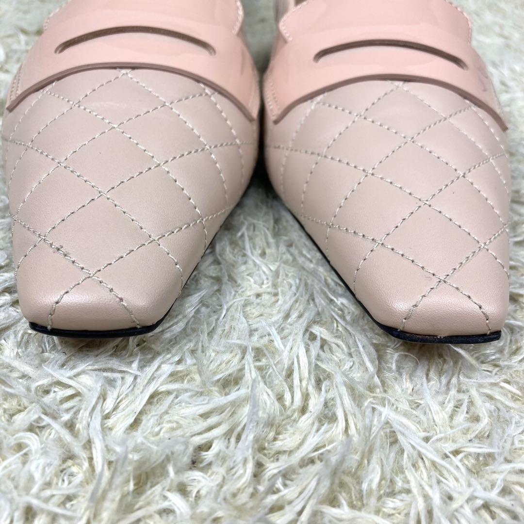 『未使用』PELLICO DAMA キルティング フラットパンプス ピンク 38