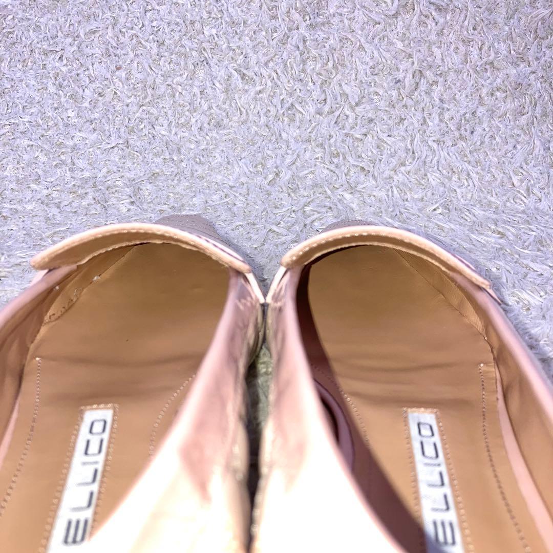 『未使用』PELLICO DAMA キルティング フラットパンプス ピンク 38