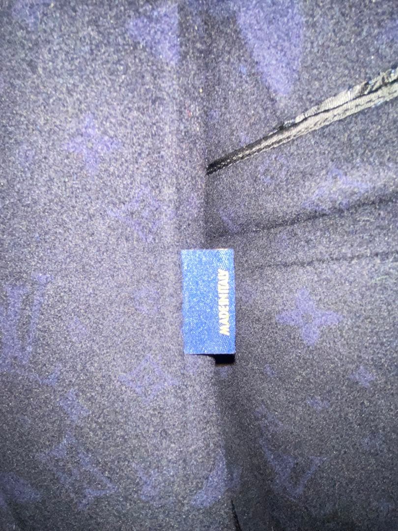 LOUIS VUITTON ルイヴィトン チェスターコート ネイビー