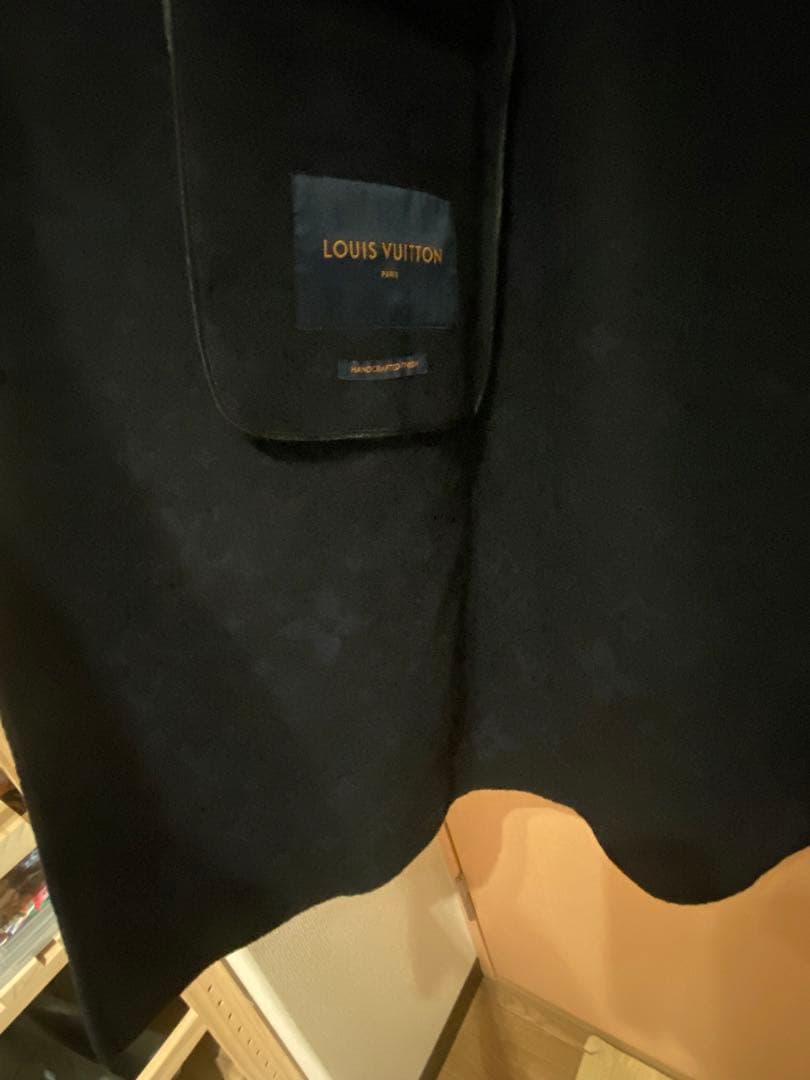 LOUIS VUITTON ルイヴィトン チェスターコート ネイビー