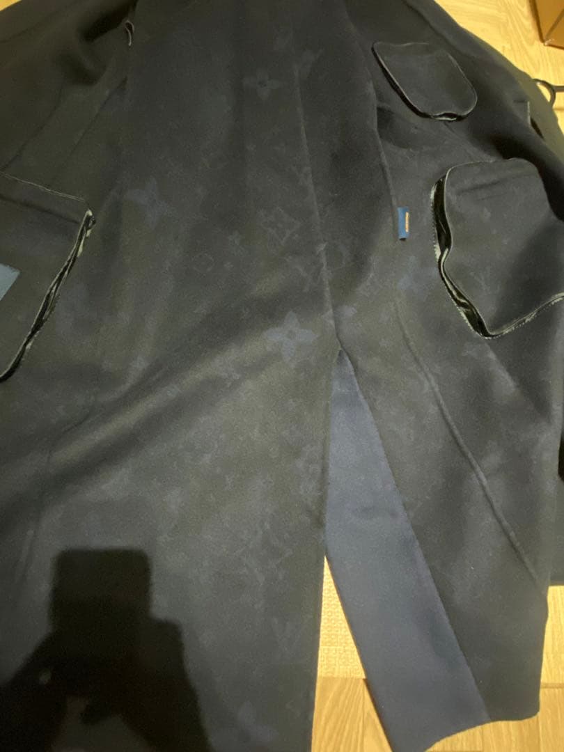 LOUIS VUITTON ルイヴィトン チェスターコート ネイビー