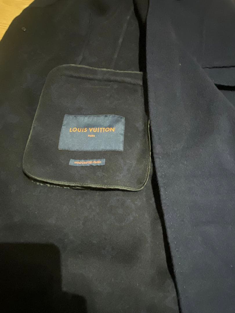 LOUIS VUITTON ルイヴィトン チェスターコート ネイビー