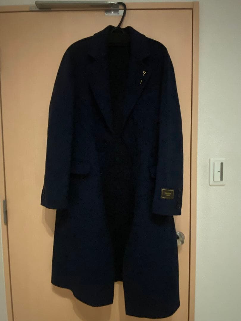 LOUIS VUITTON ルイヴィトン チェスターコート ネイビー